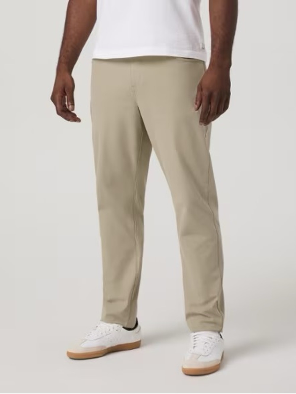 Vuori men’s beige meta pants size 34x28 truffle chino trousers khakis